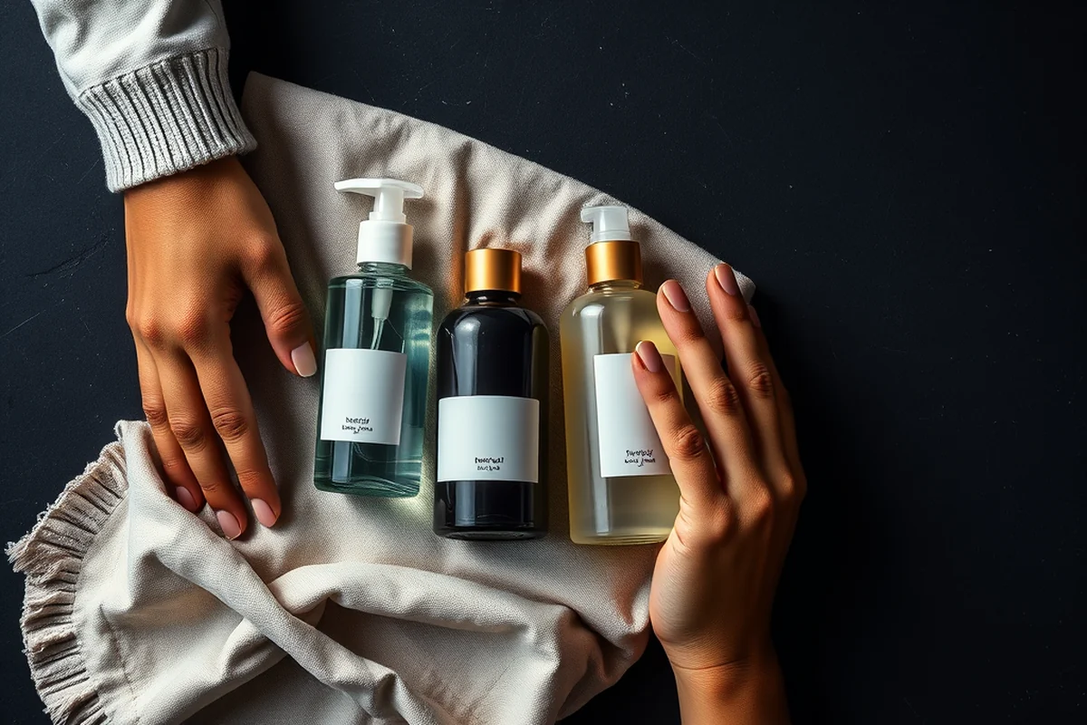 new hair care products — New Hair Care Products (the finished result)